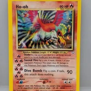 2000 Pokemon Neo Revelation Ho-Oh Holo #7