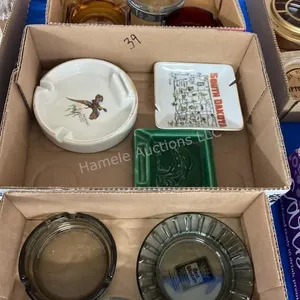 3 Flats of Ashtrays