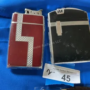 2 Cigarette Case / Lighter Combo