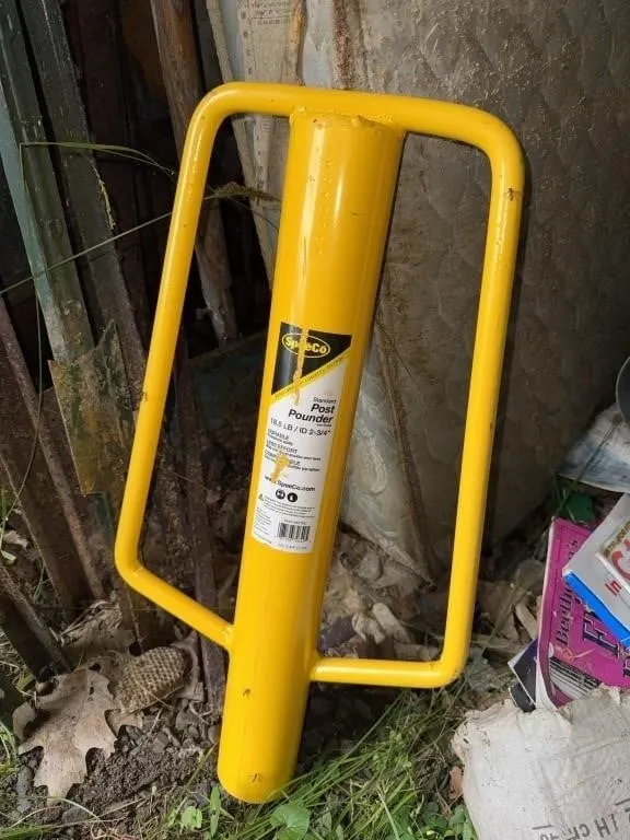 Post Pounder with T Posts