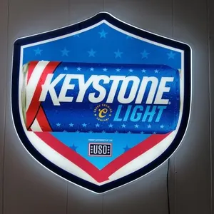 Keystone light beer sign .
Measurements 20x20.