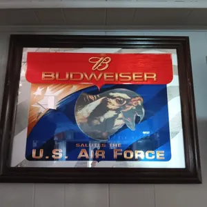 Budweiser US Air Force Mirror/Picture. Buyer Must