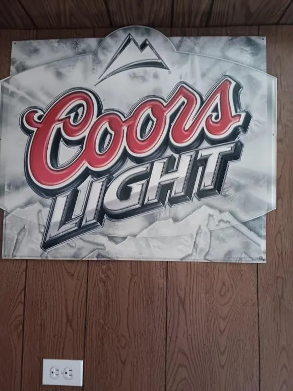 Coors Lite Tin Sign. Approx 27x32. Buyer Must