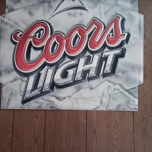 Coors Lite Tin Sign. Approx 27x32. Buyer Must