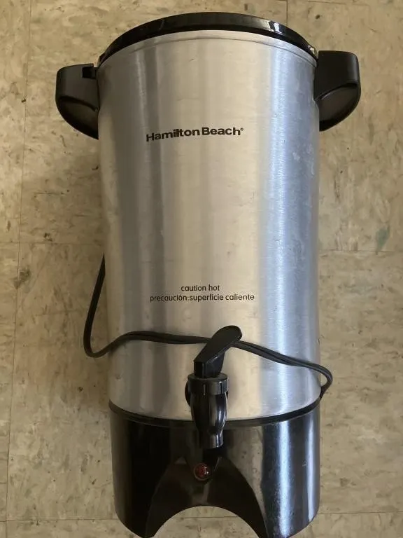 Hamilton Beach hot beverage dispenser. Used.