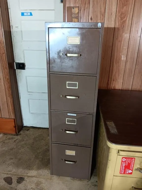 Four drawer filing cabinet