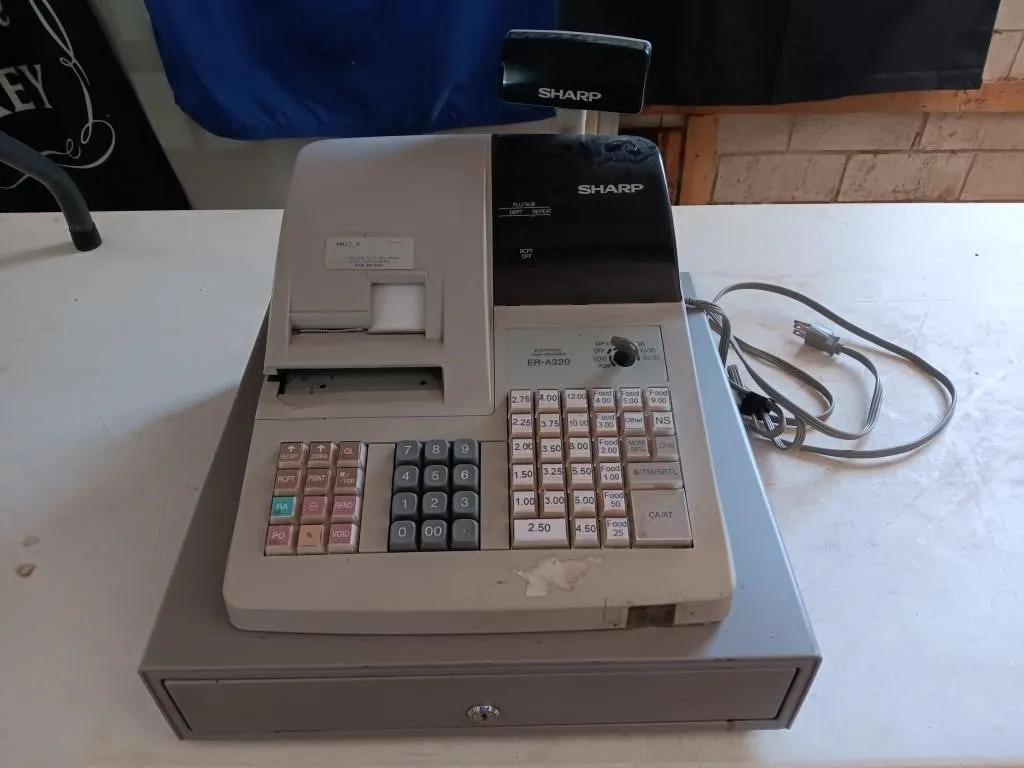 Sharp cash register (no cash box