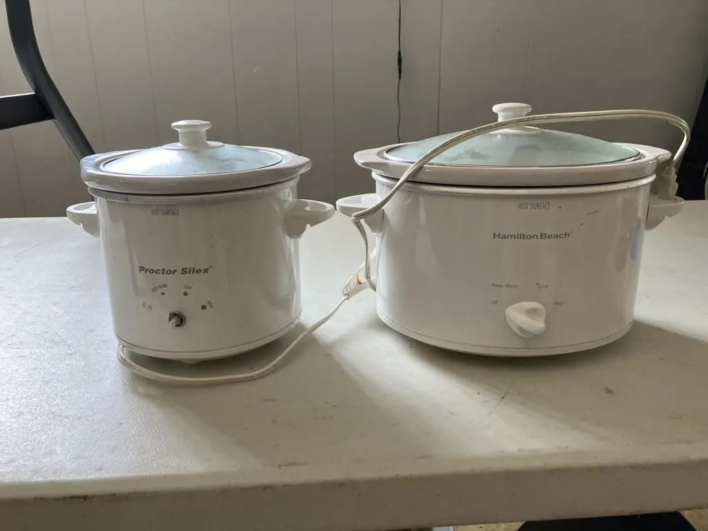 Hamilton Beach and Proctor Silex slow cookers.