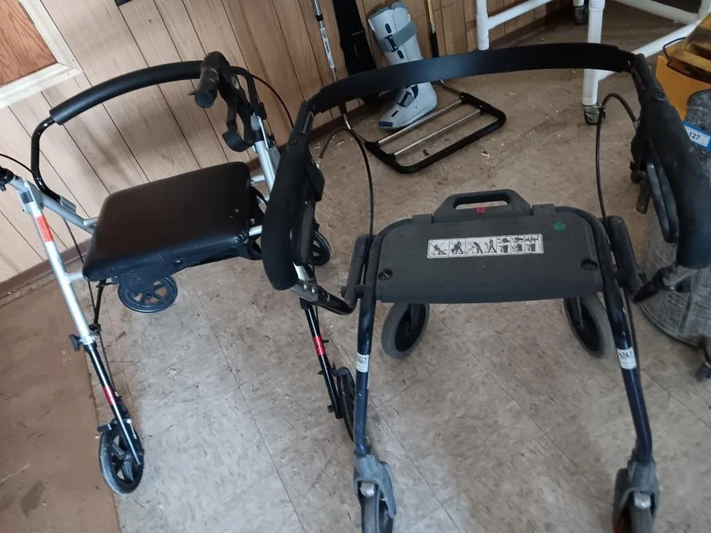 Two rolling walkers