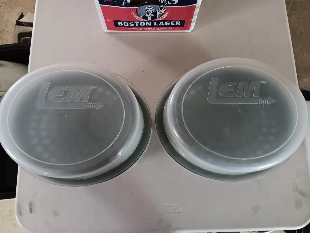 Two Lem brand fish batter baskets. Both are 12in.