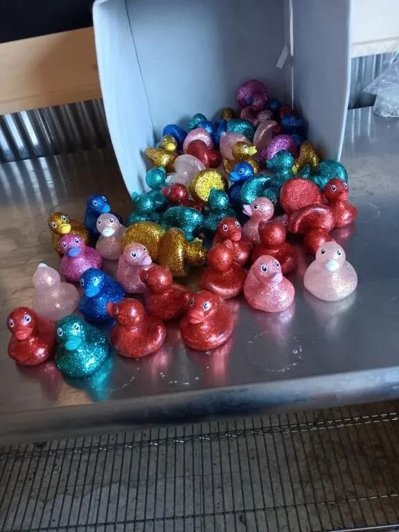 Glitter Ducks.