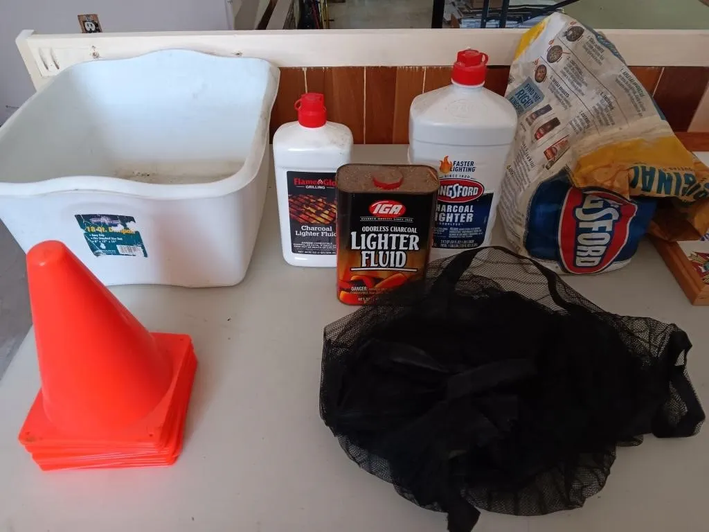 Grilling supplies, safety cones,and more
. No
