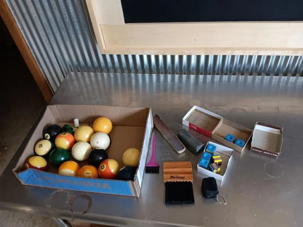Pool/Billiard Balls. Chalk & More