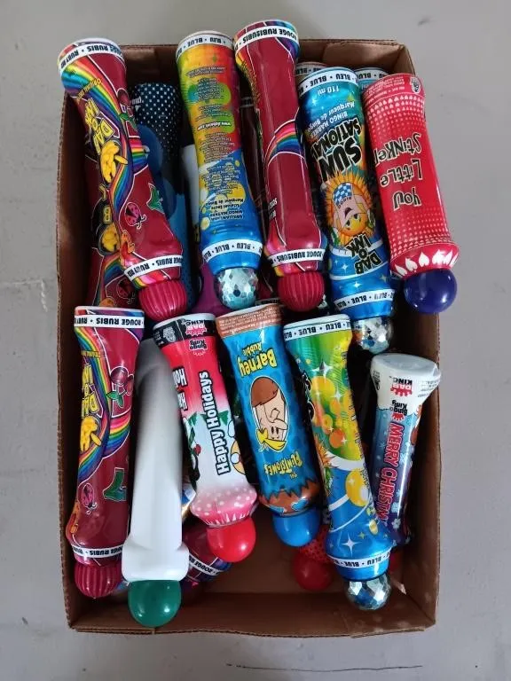 Box of Bingo Markers. Approximately twenty in