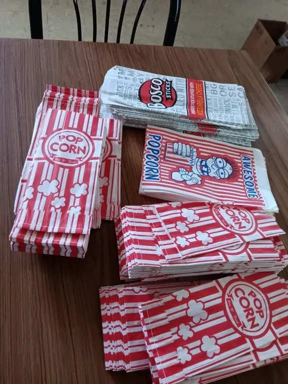 Popcorn & Bosco stick sacks