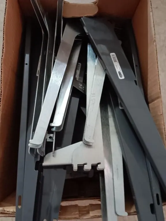Assortment of shelf brackets