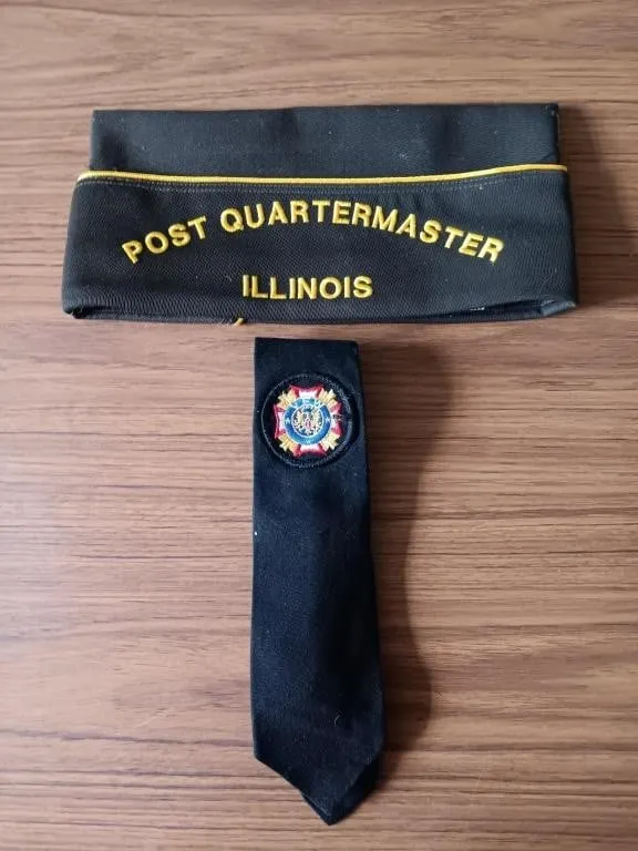 Vintage VFW Garrison Cap with VFW Tie