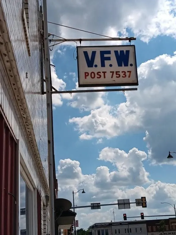 VFW Sign. Front Of Building. Size Unknown.
