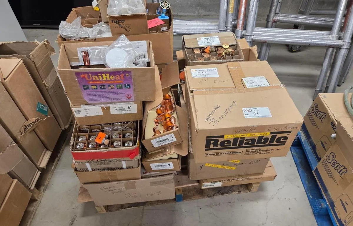Assorted Fire Sprinkler Heads & Concealers
UNRESERVED