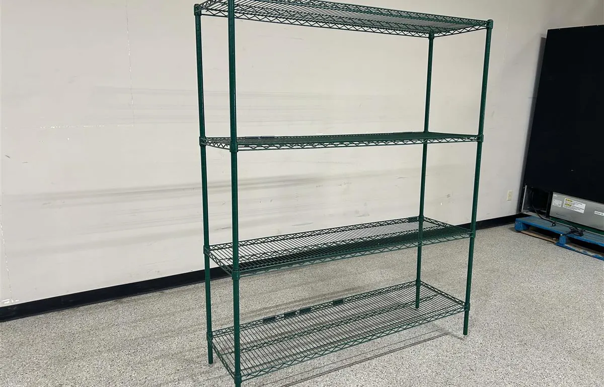 Green 4-Tier Wire Shelving Unit
UNRESERVED