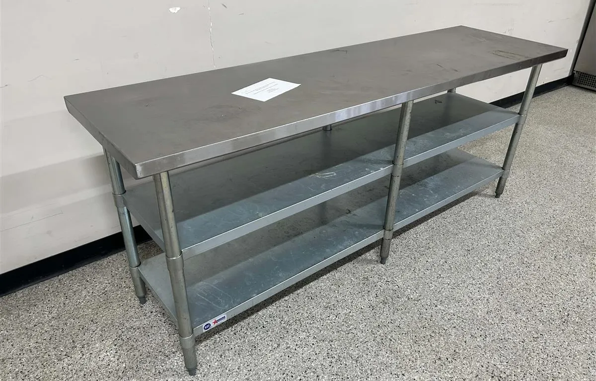 Stainless Steel 3-Shelf Work Table
UNRESERVED