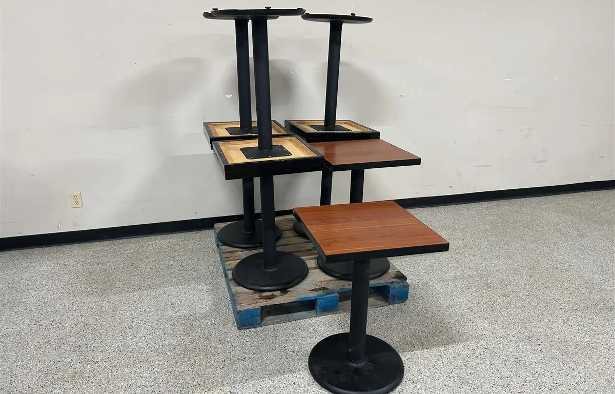 (8) Pedestal Restaurant Tables
UNRESERVED
