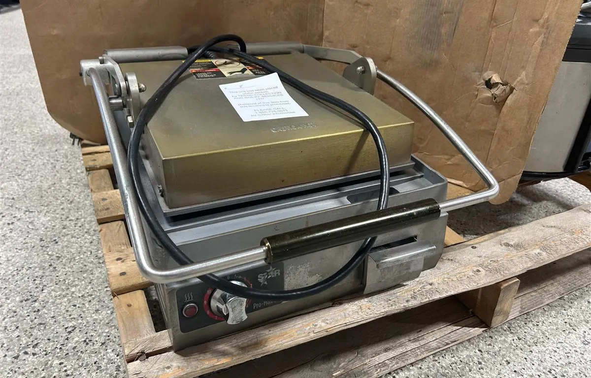 Star Pro-Max 2.0 Panini Press
UNRESERVED
