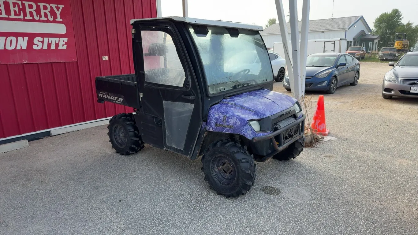 2006 Polaris Ranger 500 Browning Edition 4x4 – Enclosed Cab, 1477 Hours, Runs Well