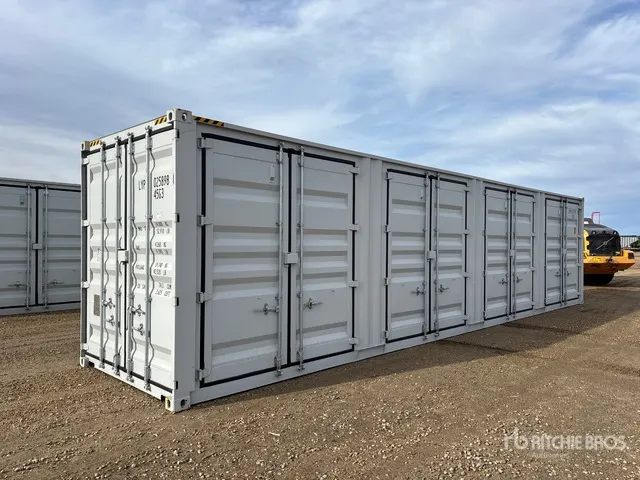 2026 40 ft High Cube Multi-Door Storage Container
