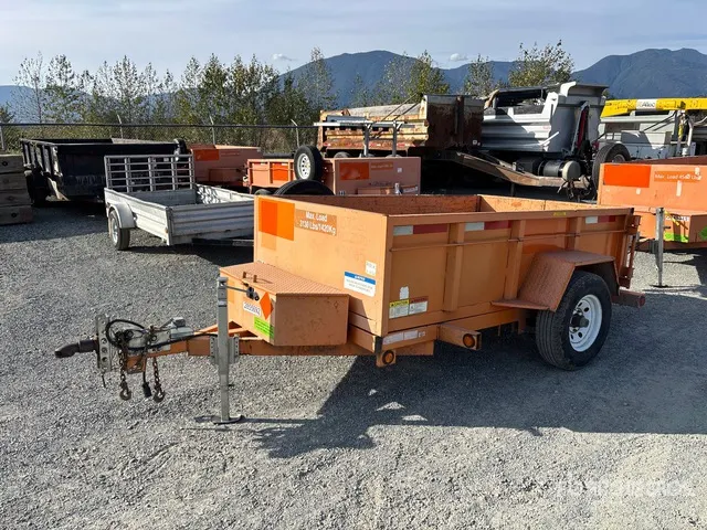 2018 Miska MD 8 ft 4 in S/A Dump Utility Trailer