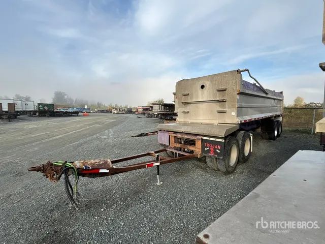 2007 Trojan 26 ft Quad/A End Dump Trailer