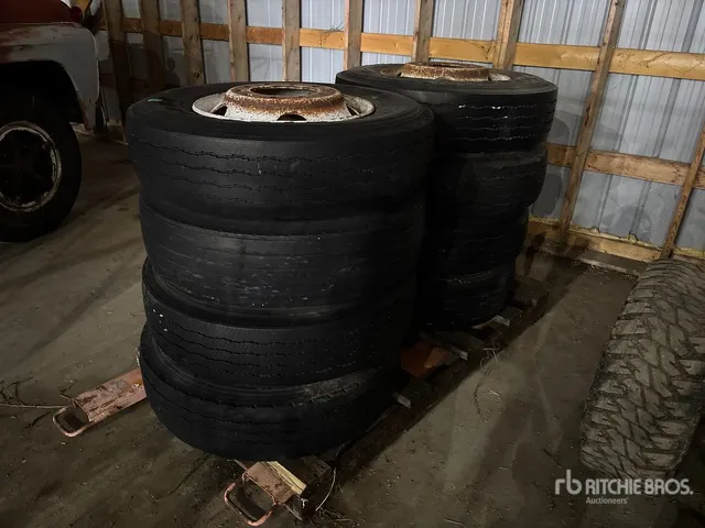 Quantity of (8) Firestone 295/75R22.5 Tires