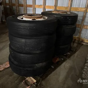 Quantity of (8) Firestone 295/75R22.5 Tires