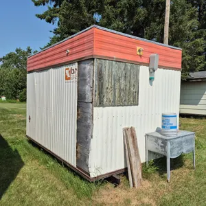 8' x 11' Work Shack On Steel Skid