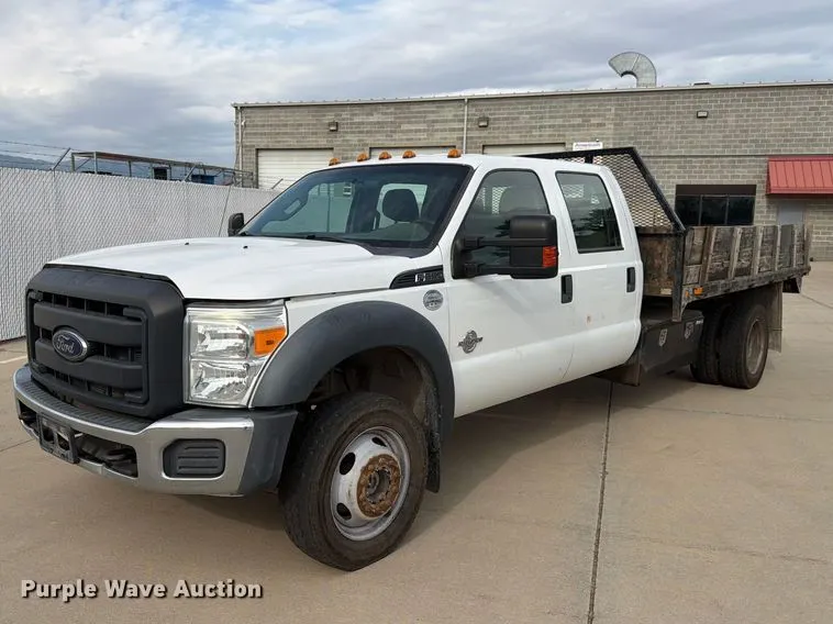 2016 Ford F550 dump flatbed truck