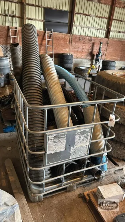 TOTE OF POLY TILE AND FITTINGS