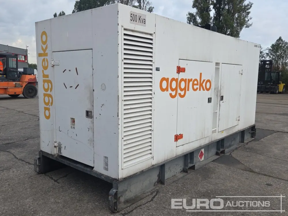 Aggreko 500kVA Static Generator, Scania V8 Diesel Engine