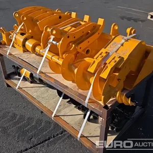 Unused 2026 Captok Qty (8) Rake, Ripper, Graber, 12"h Auger, 16" Auger, 8" Narrow Bucke, 24" Bucekt, 32" Bucket to suit CAT301 Excavator 