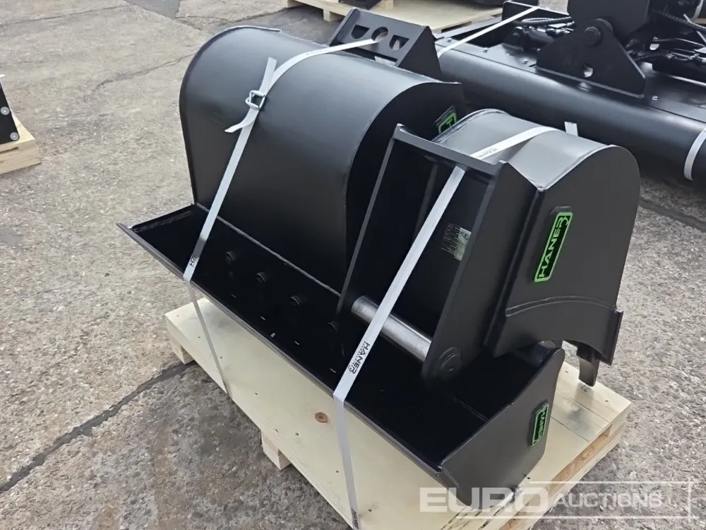 Unused Häner Bucket Set, HHG2100-MS03A Tilt Ditching, HTL230-MS03A (300mm), HTL260-MS03A (600mm) Digging Buckets, MS03 to suit 2-3 Ton Excavator (3 of
