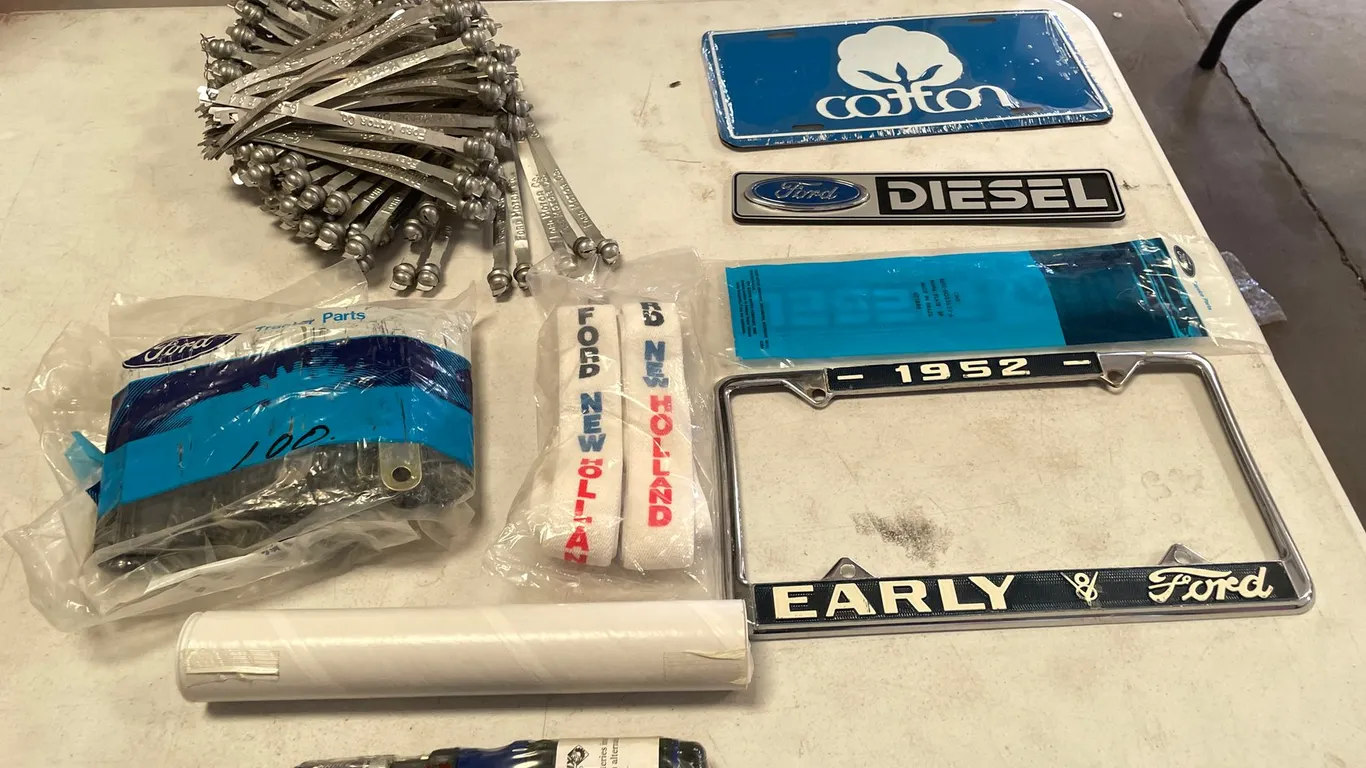 Box Lot of Ford/New Holland Memorabilia Items