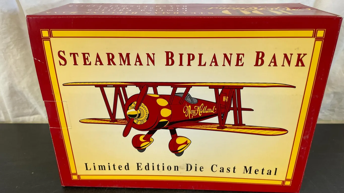 New Holland Stearman Biplane Bank