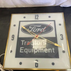 Vintage Ford Tractors Equipment Clock