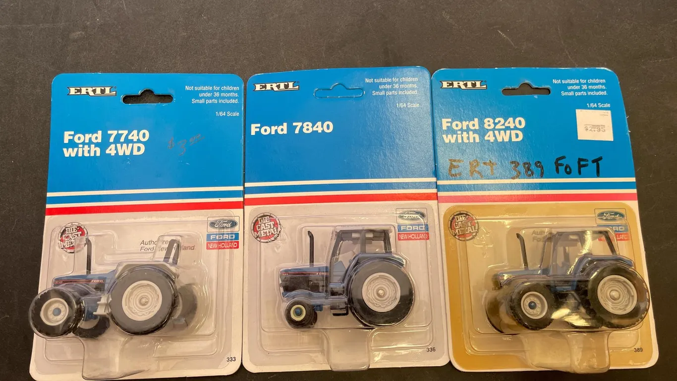 (3) Ford Tractors