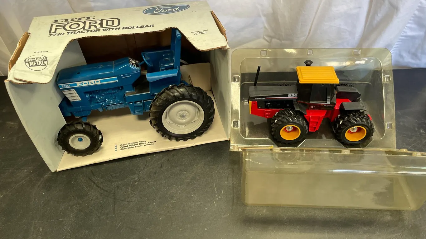 Ford 7710 and Versatile 836 Tractors