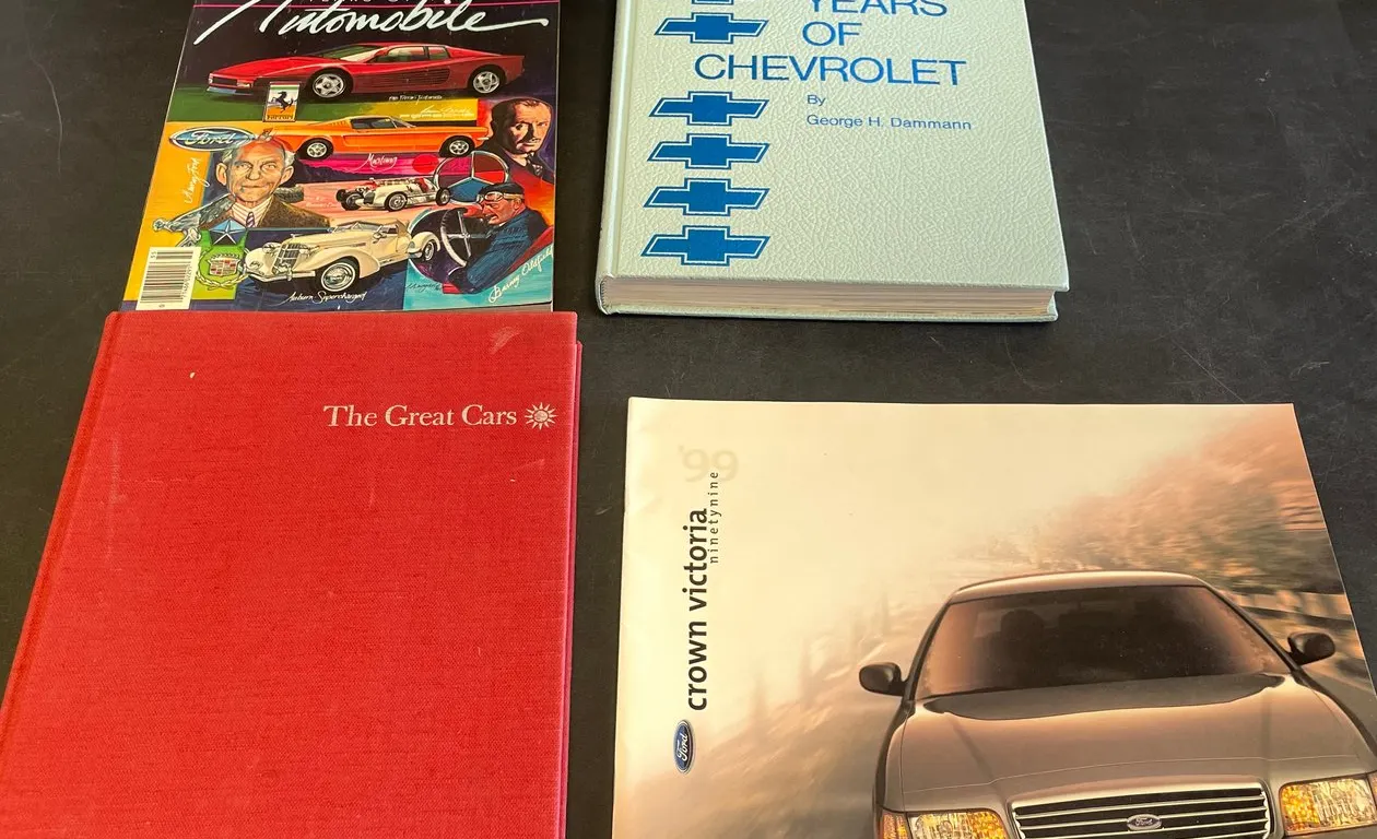 (4) Books on Cars