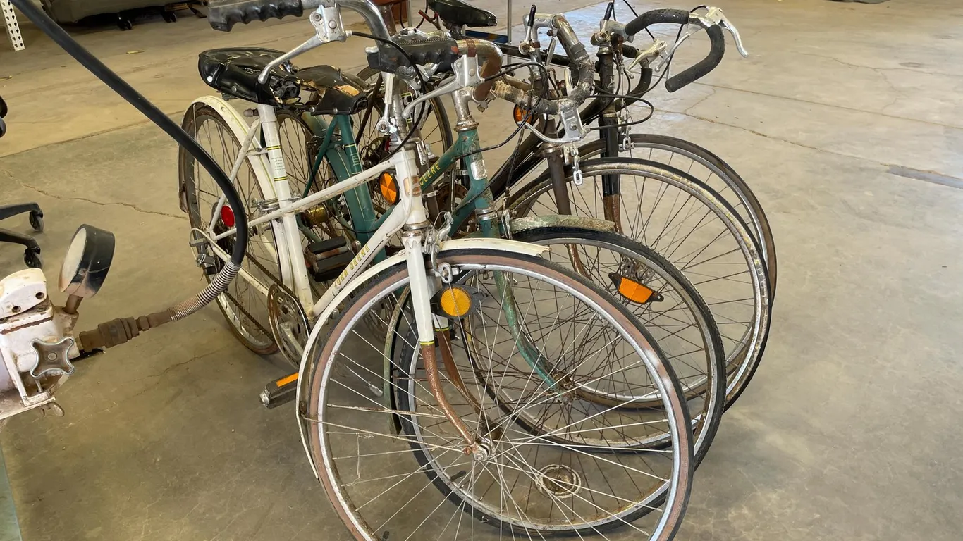 (4) Vintage 1970's John Deere Bicycles