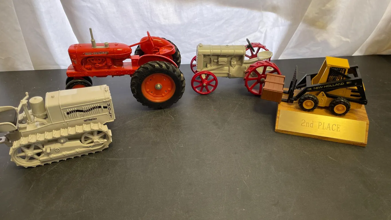 (4) Toy Tractors