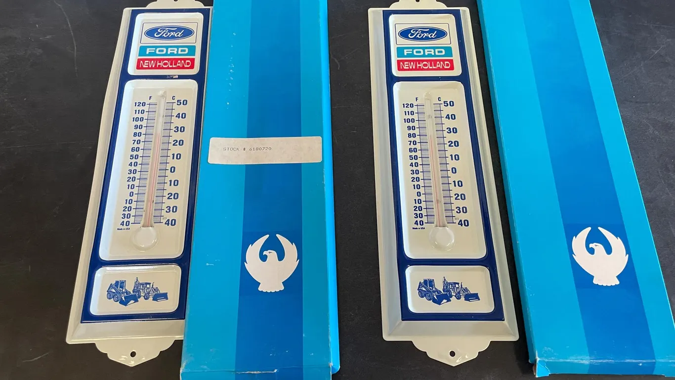 (2) Ford New Holland Thermometers