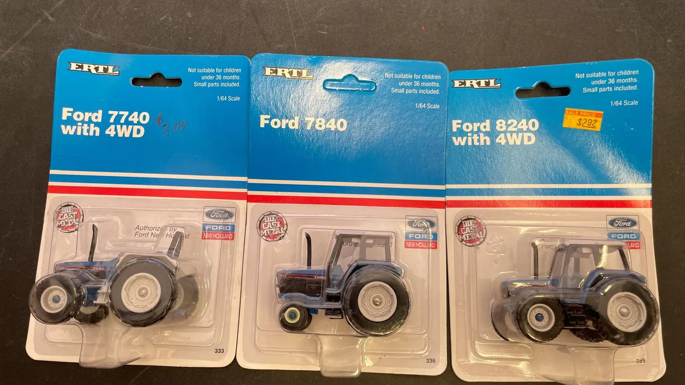 (3) Ford Tractors