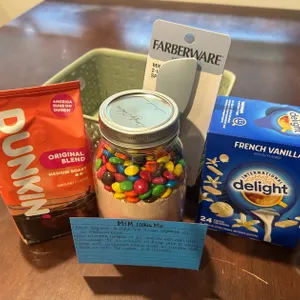 M & M Cookie Dough, Coffee Creamers, Spatula
